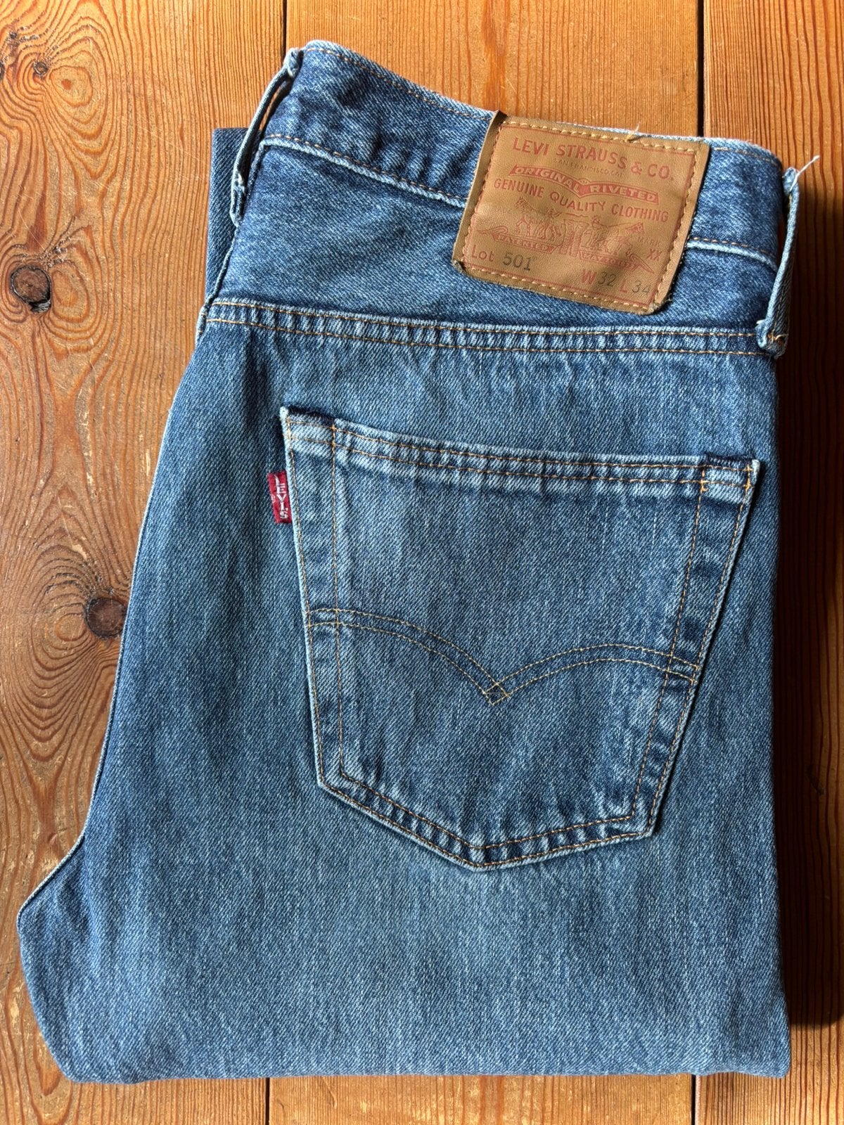 Levi’s 501 jeans/ spijkerbroek, Ophalen of Verzenden, Zo goed als nieuw, Blauw, W32 (confectie 46) of kleiner