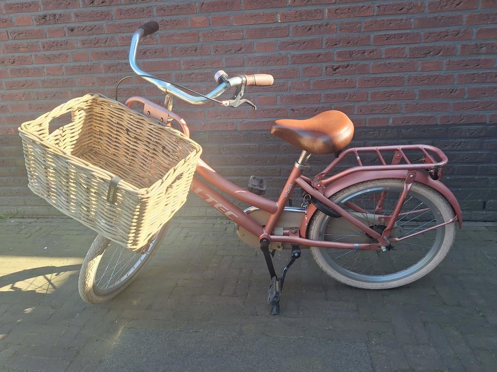 Altec kinderfiets met mand - Roze, Fietsen en Brommers, Overige merken, Terugtraprem, Gebruikt, Ophalen of Verzenden