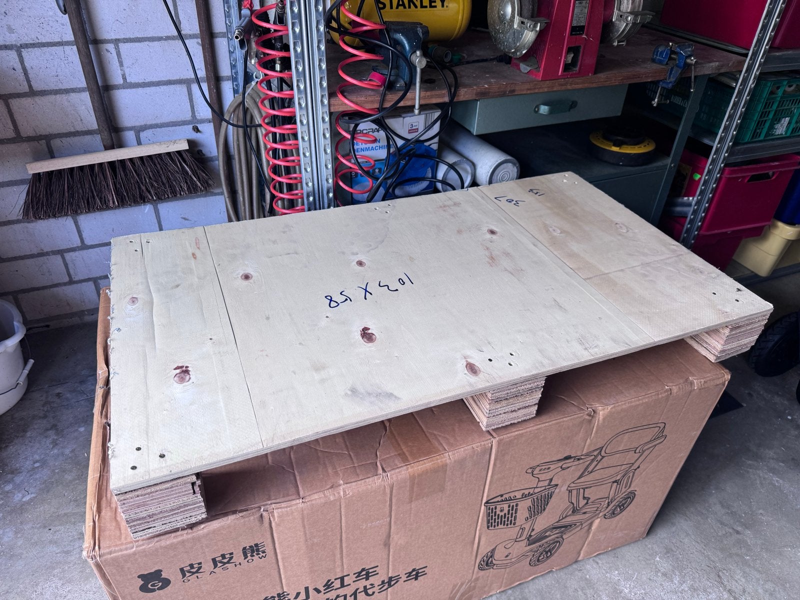 Gratis pallet (103x58 cm), Ophalen
