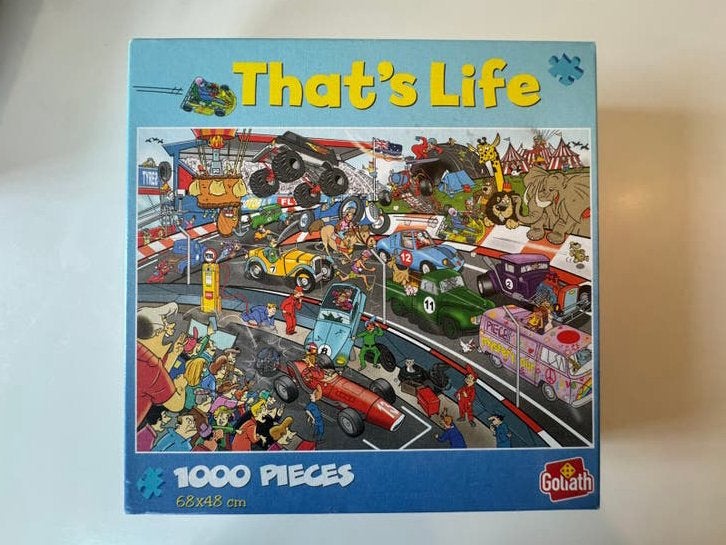 Diversen That’s Life puzzels, 1000, Hobby en Vrije tijd, Denksport en Puzzels, Ophalen, 500 t/m 1500 stukjes, Zo goed als nieuw