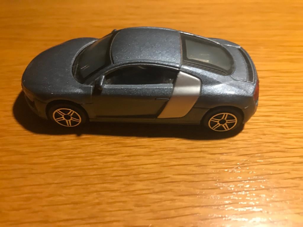 Burago audi r8 blauw 1:43, Ophalen, Zo goed als nieuw, Auto, Overige merken