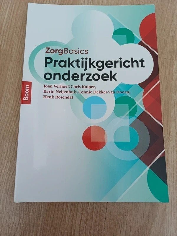 Boek Zorgbasics; Praktijkgericht onderzoek, Gelezen, Diverse auteurs, Beta, HBO
