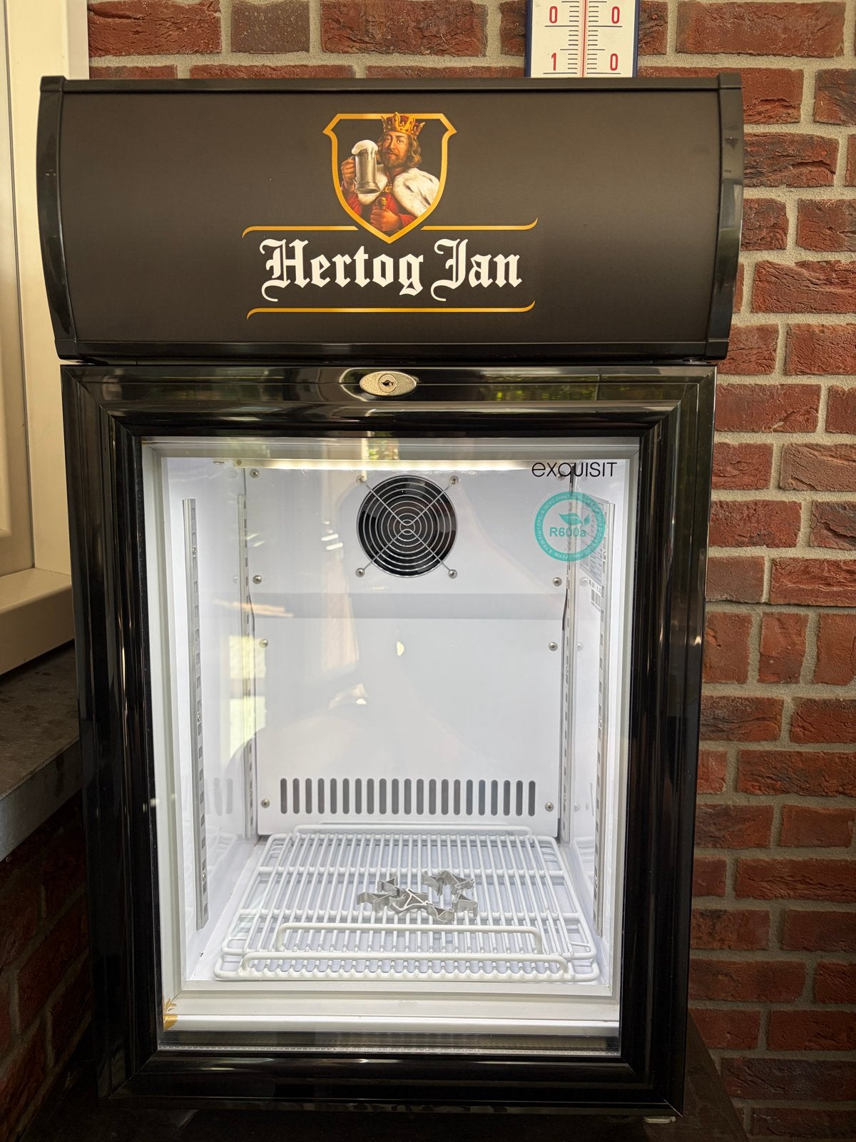 Hertog Jan Koelkast - Exquisit ELDC50.1 - 50L, Witgoed en Apparatuur, Koelkasten en IJskasten, Zo goed als nieuw, Zonder vriesvak