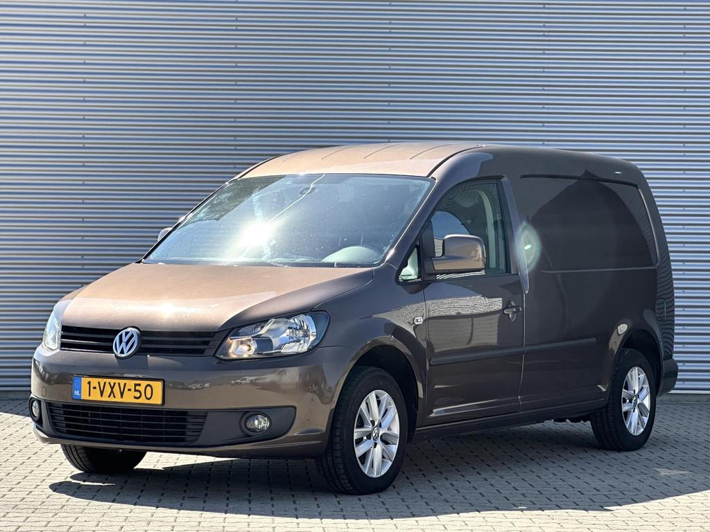 Volkswagen Caddy 1.6 TDI Maxi Bruin metalic DSG automaat MAR, Euro 5, Gebruikt, Zwart, 4 cilinders