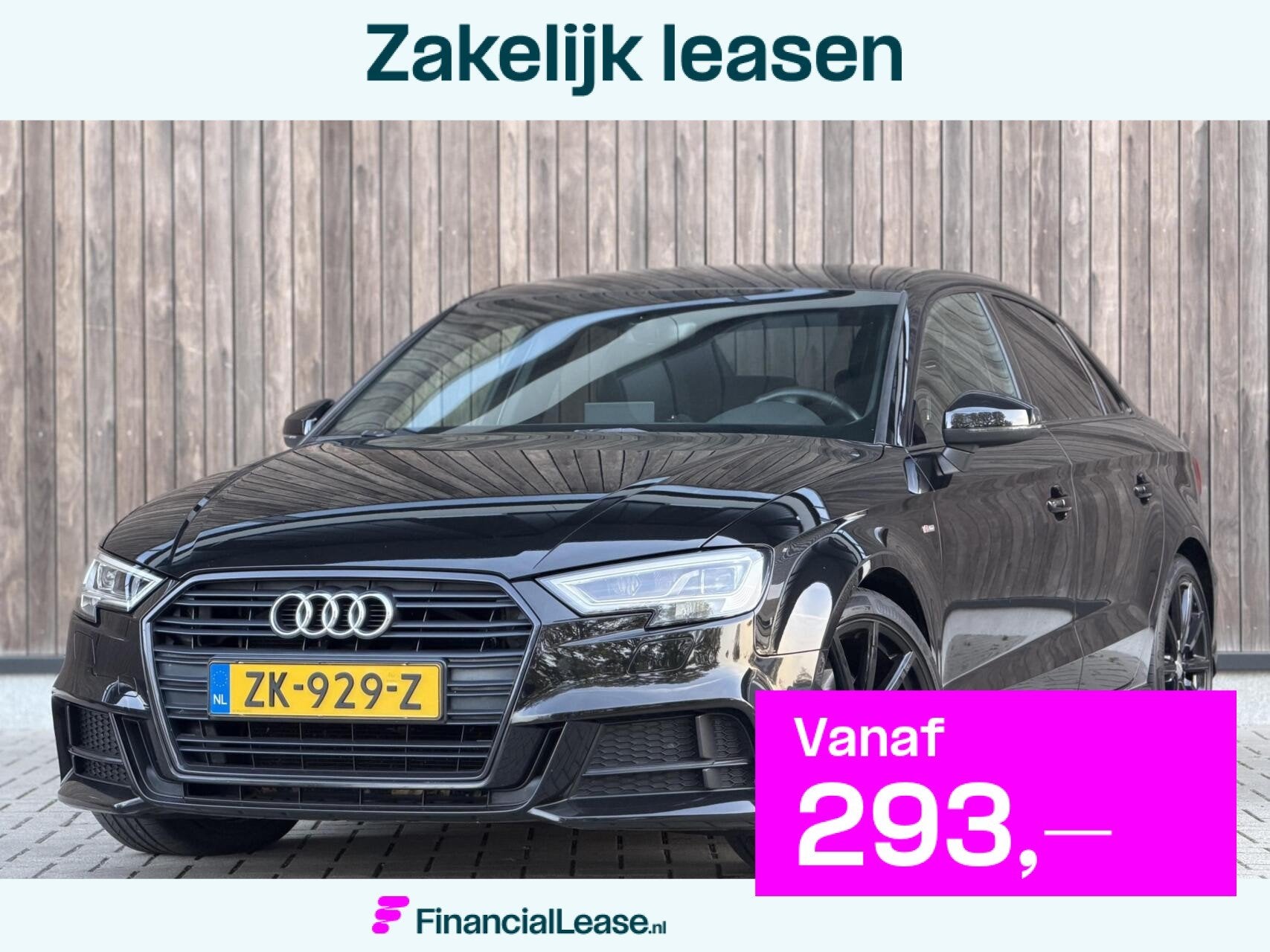 Audi A3 - Limousine 30 TFSI | S-LINE | BLACK PAKKET | NAP |, Stof, Gebruikt, 116 pk, Zwart