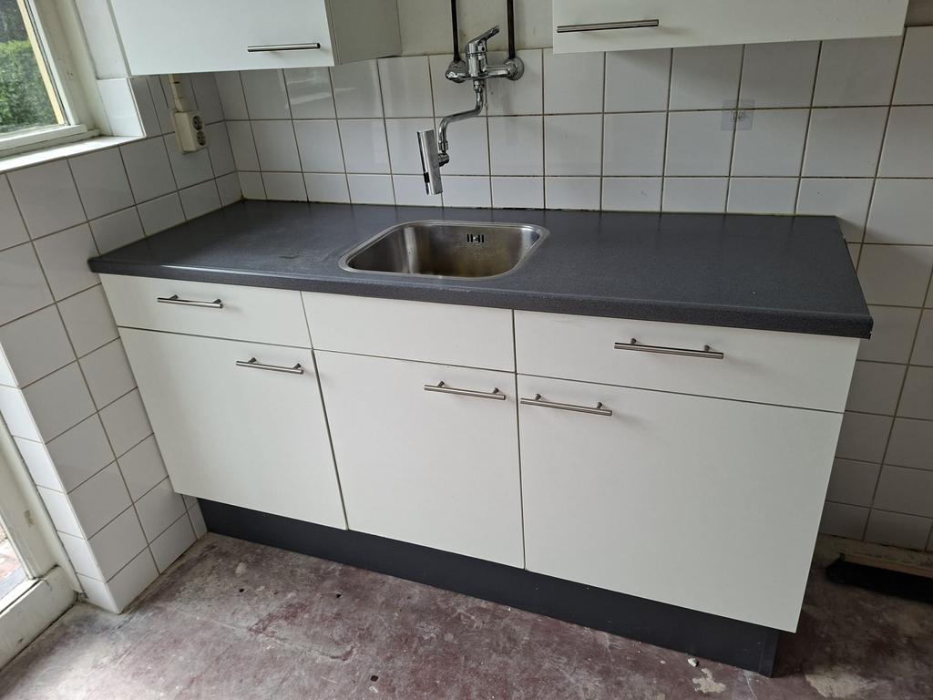 Keuken, exclusief kraan,, Ophalen, Gebruikt, Enkelwandige keuken, Kunststof