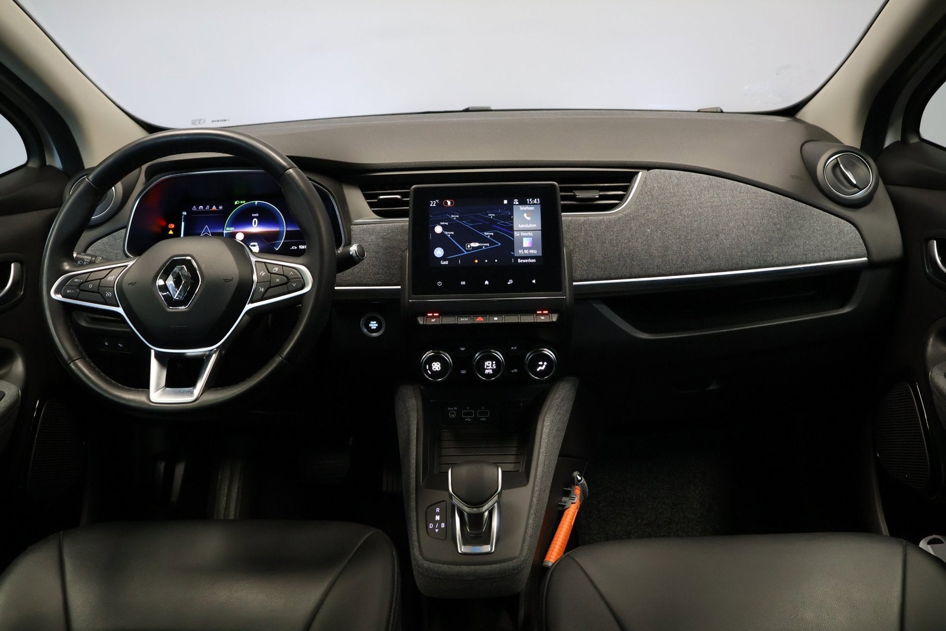 Renault ZOE R135 Intens 52 kWh |Koopaccu|Stoelververrm|, Automatische klimaatregeling, 136 pk, Gebruikt, Zwart