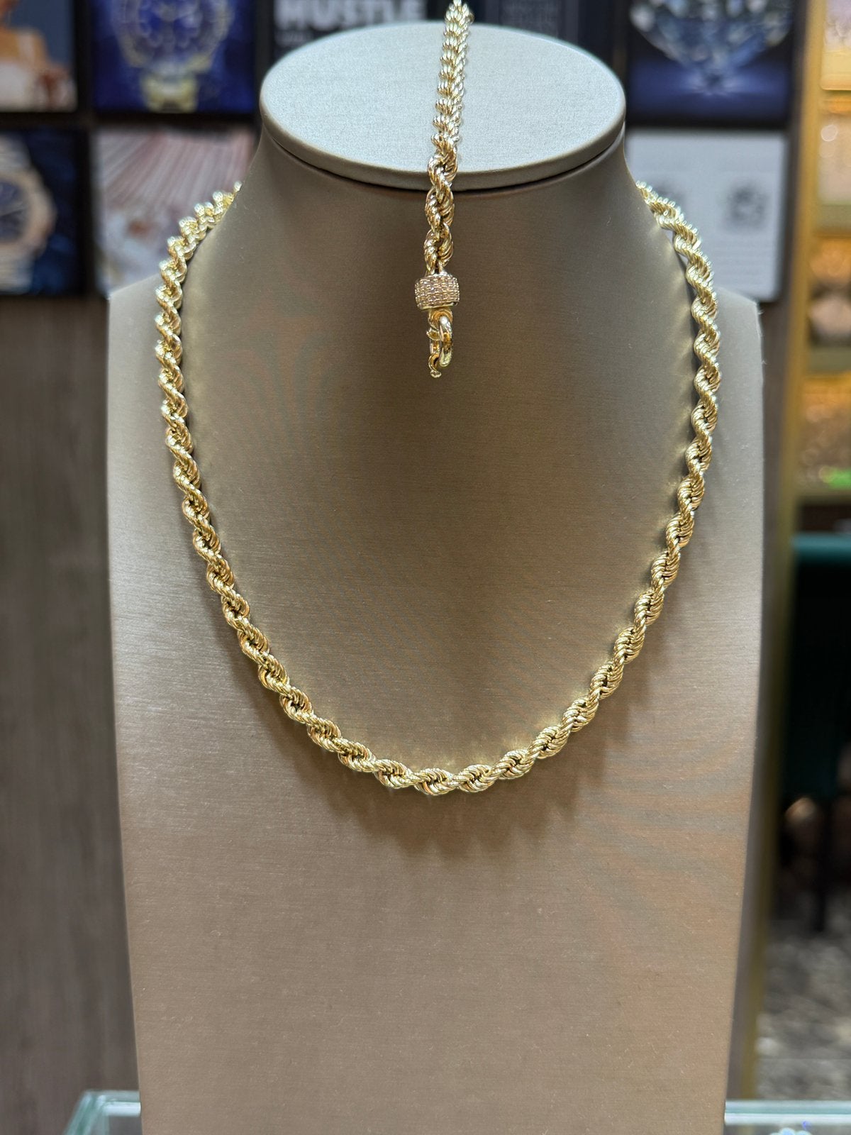 14KT Goud - 20.2 Gram - Ketting - Armband - Vrouwenset, Ophalen, Nieuw, Goud
