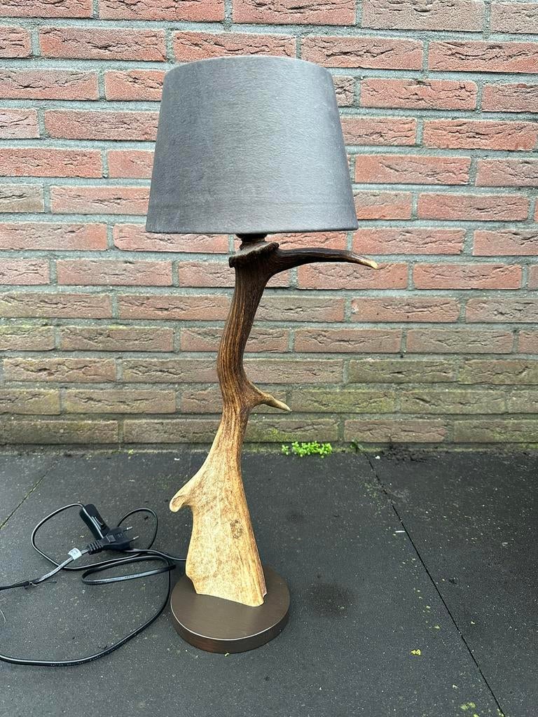 Geweilamp.schemerlamp.geweien.edelhert.damhert, Ophalen of Verzenden, Nieuw, Minder dan 50 cm
