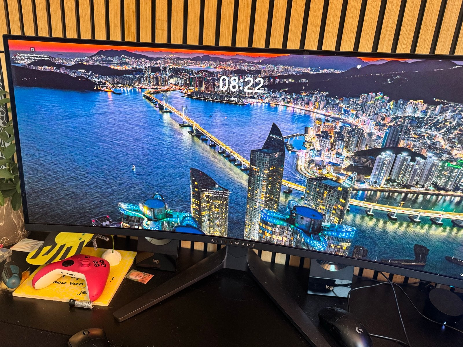 Alienware AW3423DWF QD-OLED Gaming Monitor, Computers en Software, Monitoren, Curved, Minder dan 1 ms, Zo goed als nieuw, Overige typen