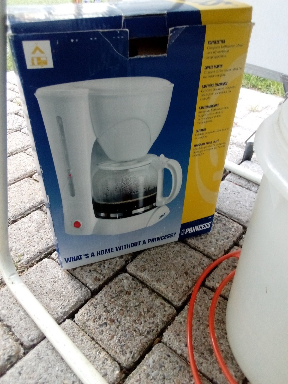 Koffiezetapparaat Princess de kan is stuk de rest is heel, Witgoed en Apparatuur, Koffiezetapparaten, Gebruikt, 10 kopjes of meer