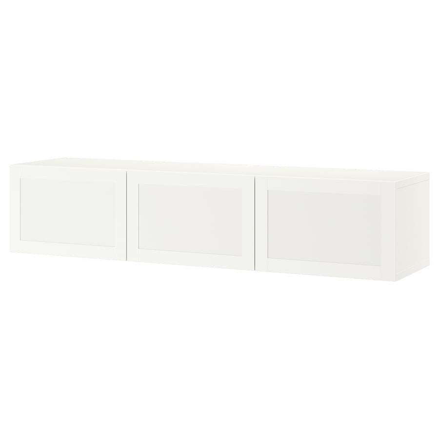 Ikea Besta Tv meubel met kastdeuren, Ophalen of Verzenden, Zo goed als nieuw, Minder dan 150 cm, Minder dan 100 cm