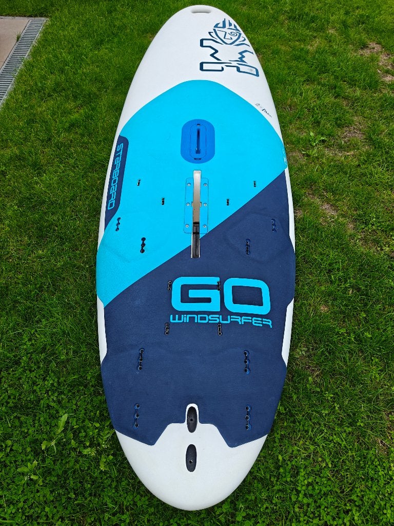 Starboard Go Windsurfer 165, Watersport en Boten, Ophalen, 250 tot 300 cm, Gebruikt, Met vin(nen)