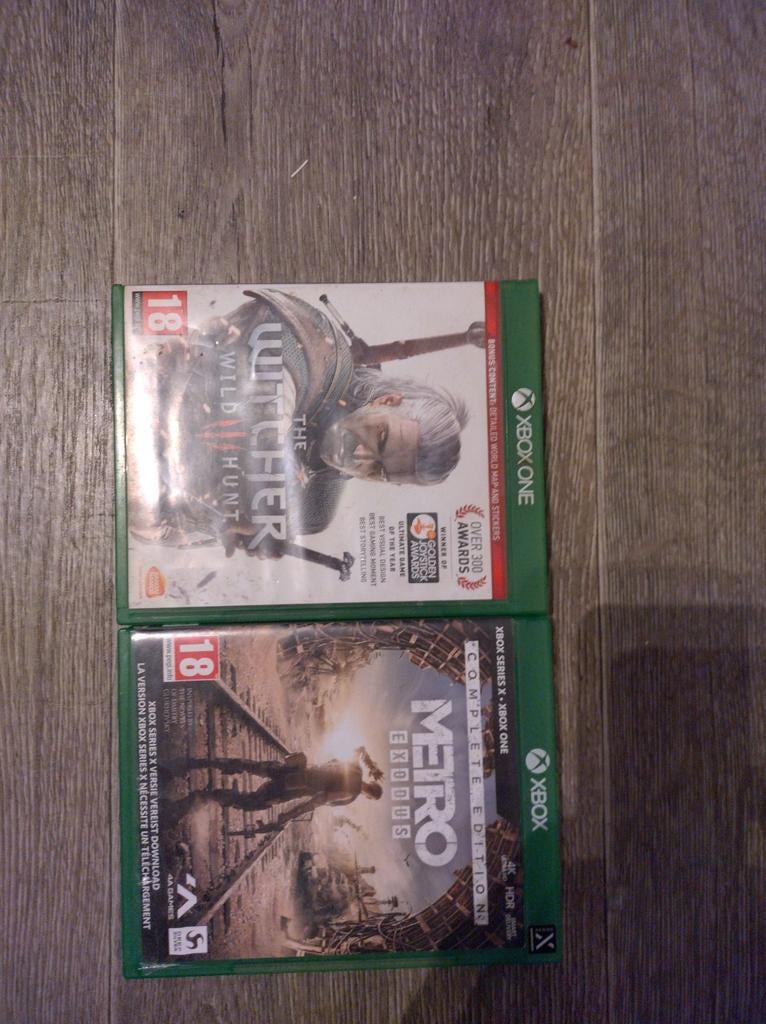 Xbox Series X games: The Witcher 3 & Metro Exodus, Ophalen, Zo goed als nieuw