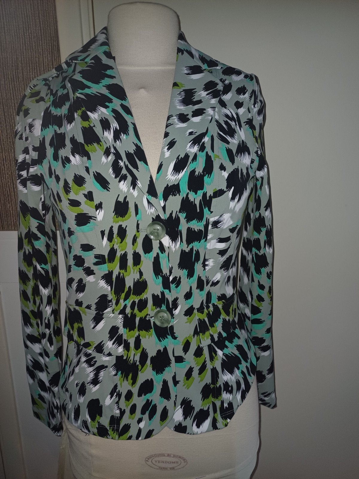 Mi Piace Travel Korte Blazer Lillypad Camouflage Print, Mp, Mp, Meerkleurig, Maat 46/48 (XL) of groter