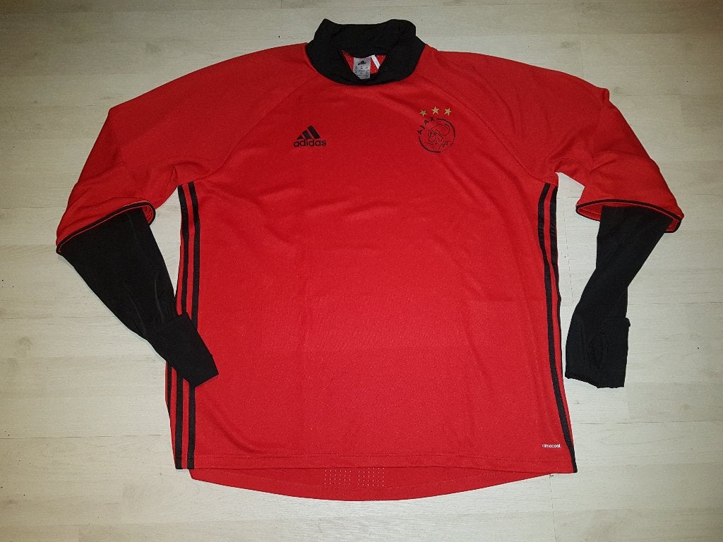 Ajax STAFF Sweater! Seizoen 15/16! Mt 2XL!, Ophalen of Verzenden, Zo goed als nieuw, Rood, Voetbal