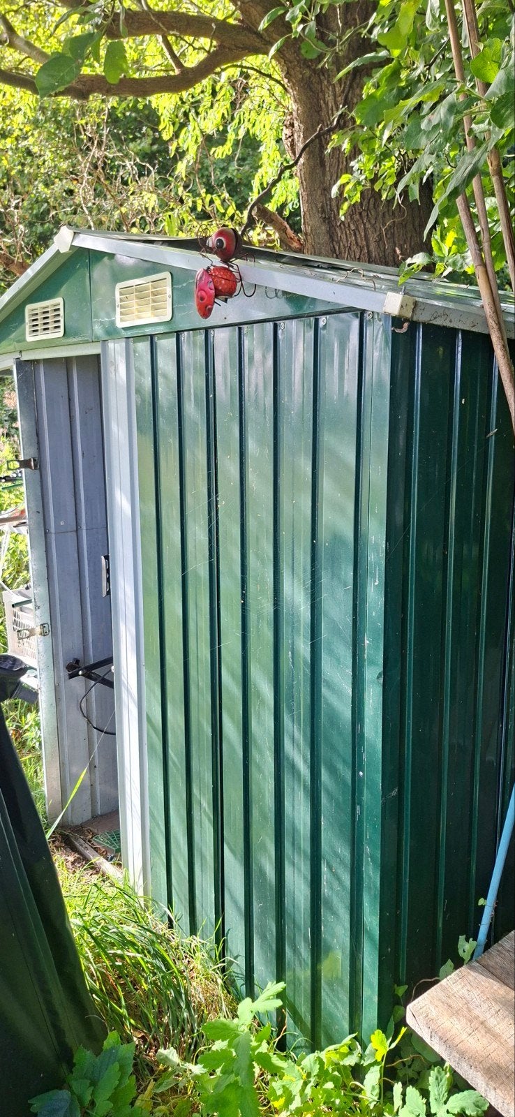 IJzeren schuurtje - Handig voor opslag in de tuin, Ophalen, Gebruikt, Metaal, Overige typen