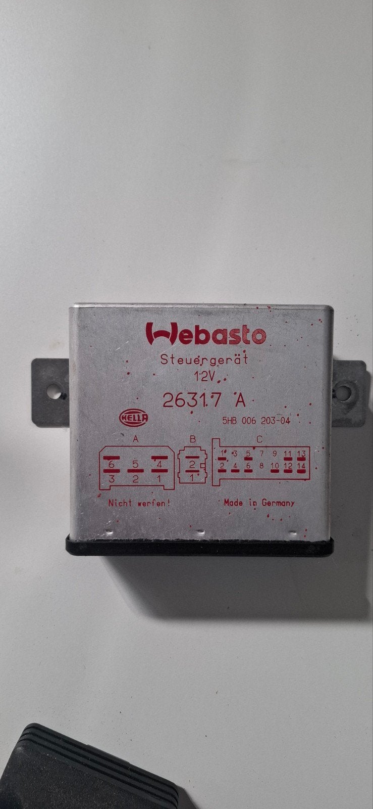 Webasto Air Top 18 Standkachel Diesel 12V met toebehoren, Ophalen, Gebruikt, Zeilboot of Motorboot