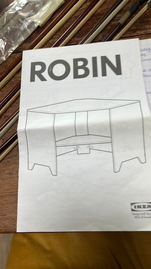 Hoekbureau robin ikea, Huis en Inrichting, Bureaus, Ophalen, Gebruikt