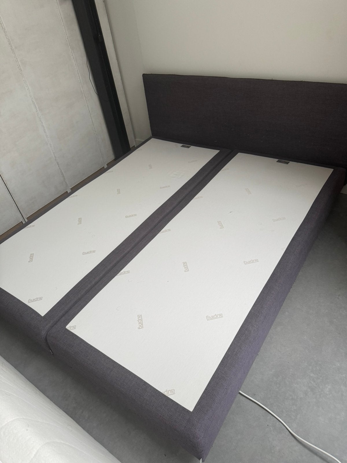 Auping boxspring  (gratis), Ophalen, Gebruikt, 210 cm, Tweepersoons