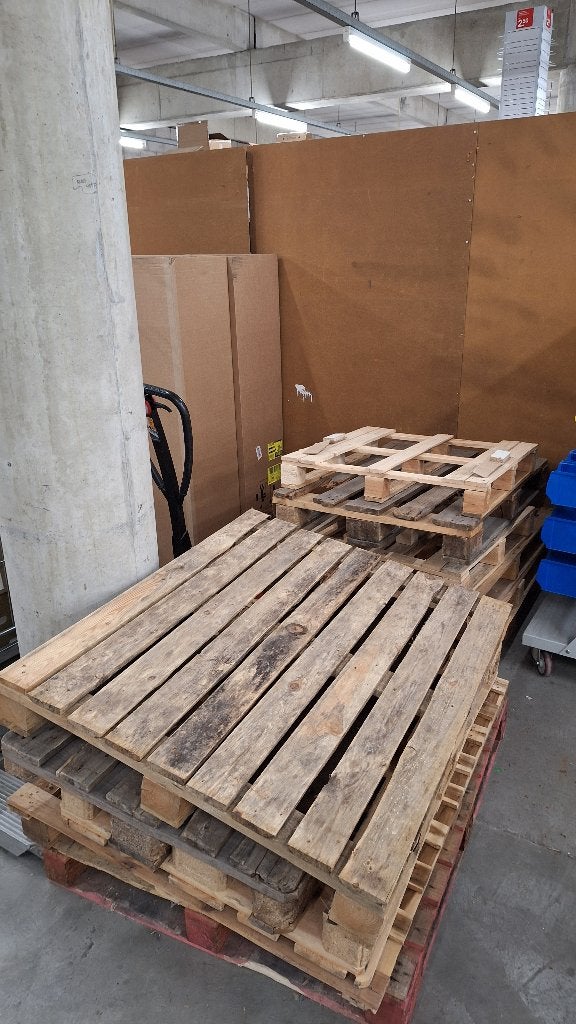 Pallets, brandhout, Ophalen, Gebruikt, 50 mm of meer, Pallet