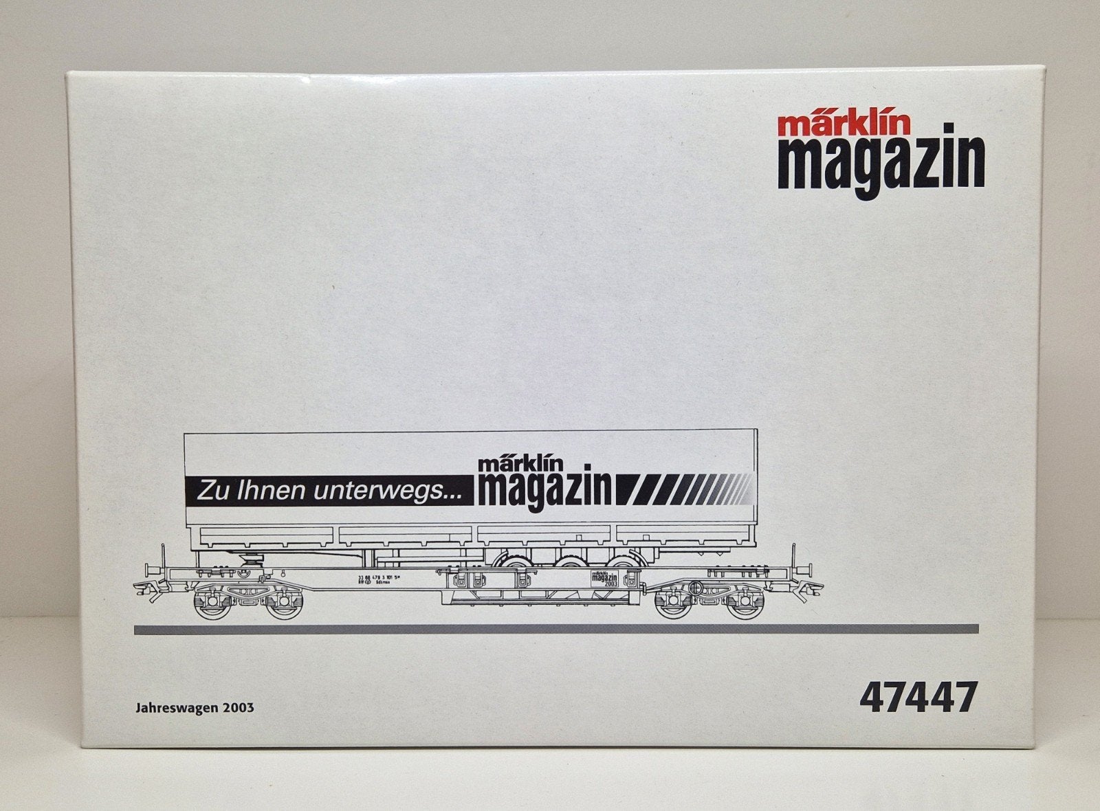 Märklin Magazin H0 47447 jaarwagen 2003, nieuw., Wisselstroom, Ophalen of Verzenden, Analoog, Märklin