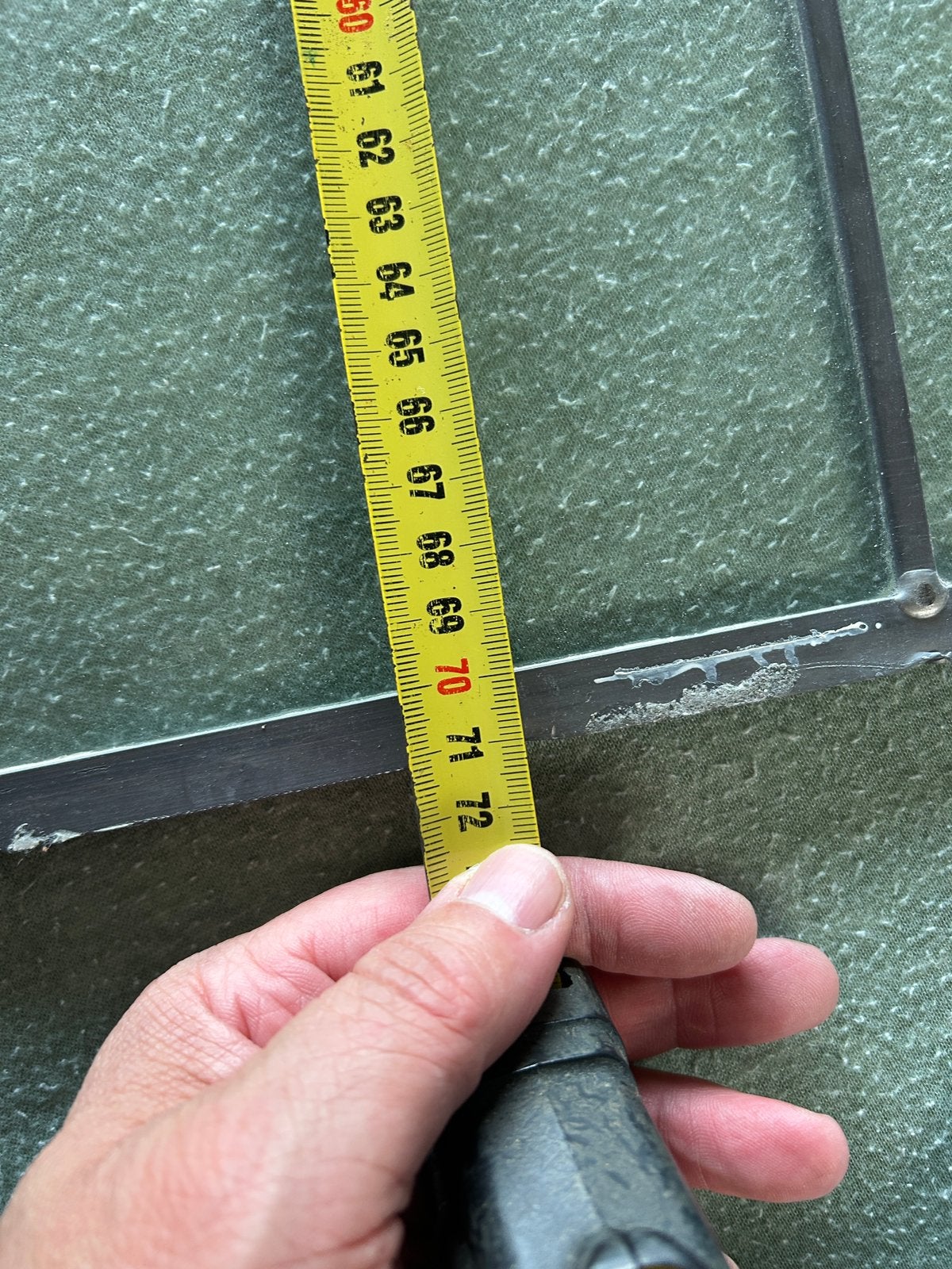 Cando glas in lood 6 ruits, Ophalen of Verzenden, Glasplaat, Glas in lood, Minder dan 80 cm
