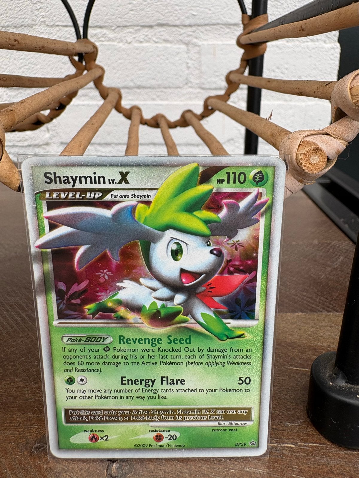 Shaymin LV.X Diamond & Pearl Promo Holo Pokémon Kaart, Hobby en Vrije tijd, Verzamelkaartspellen | Pokémon, Ophalen of Verzenden