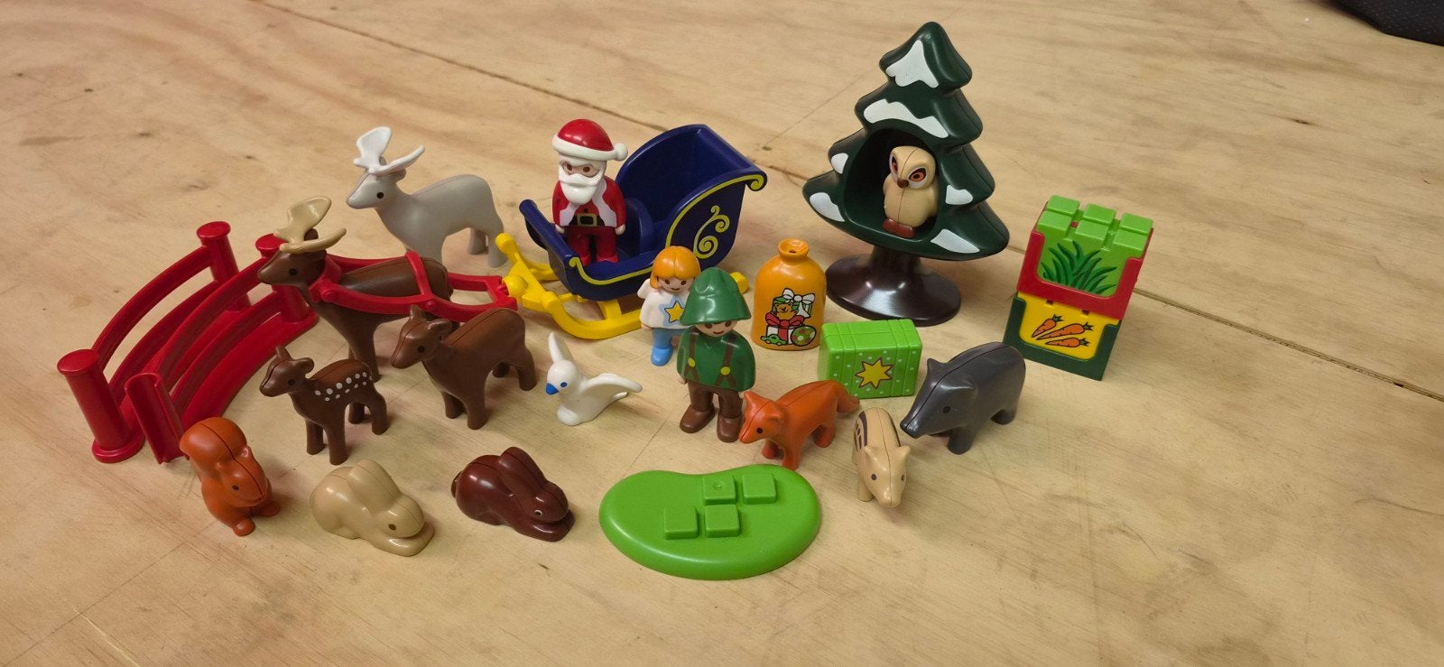 Playmobil Kerstmis en Bosdieren Set, Ophalen of Verzenden, Gebruikt, Jongen of Meisje