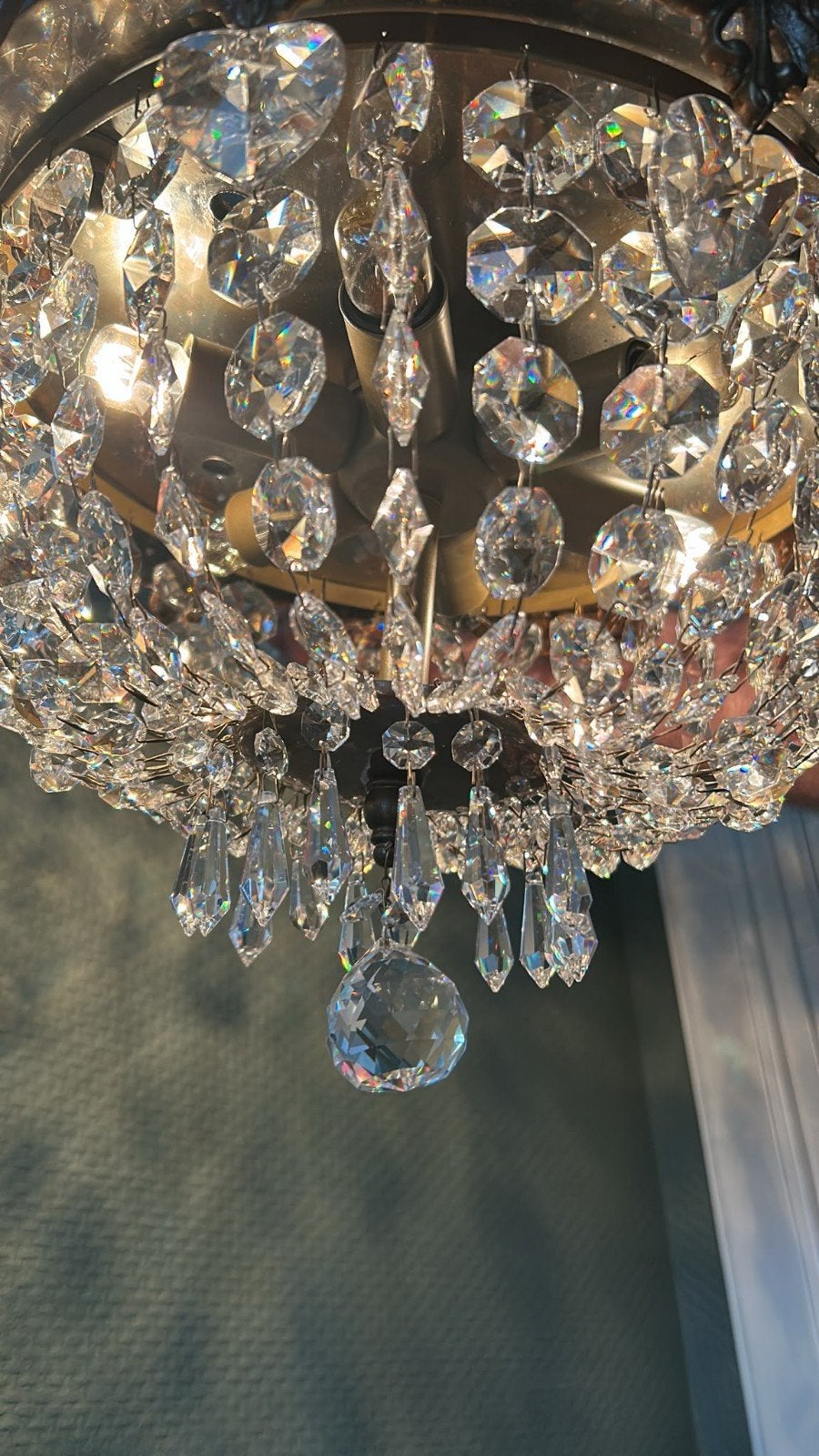 hanglamp, Ophalen, Glas