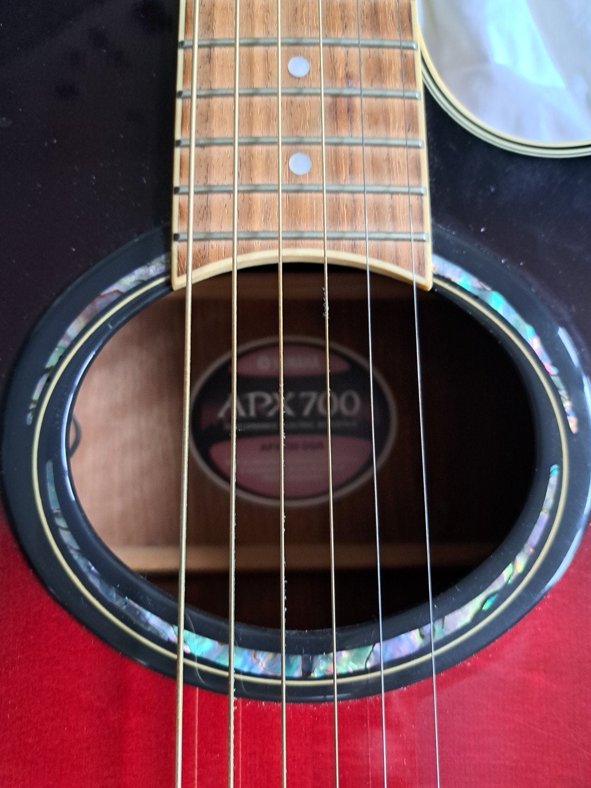 Yamaha APX 700 DSR Western gitaar met element, Ophalen, Gebruikt, Western- of Steelstringgitaar