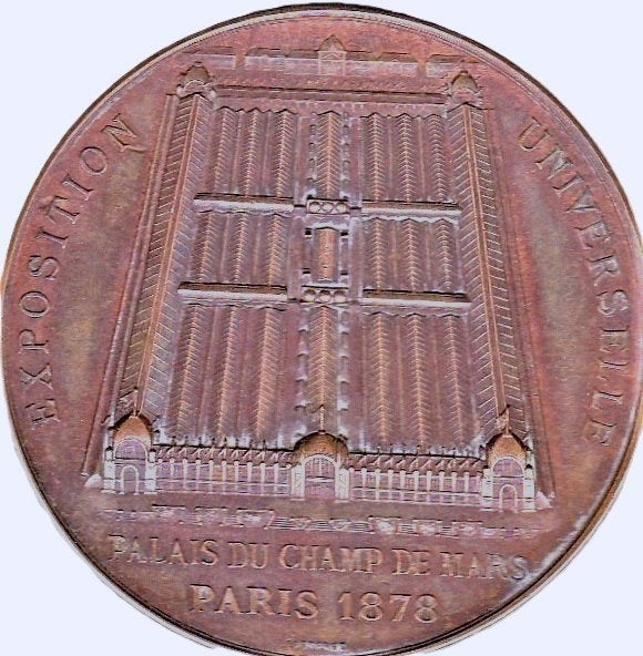 EXPOITION UNIVERSELLE PALAIS CHAMP DE MARS PARIS 1878, Ophalen of Verzenden, Overige materialen