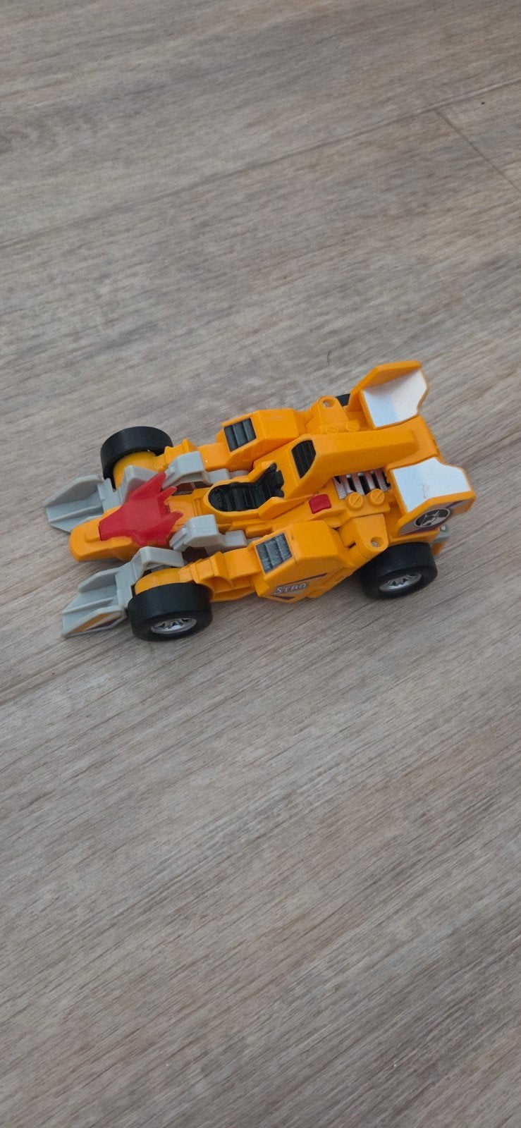 Transformer Speelgoed Auto/Dino - Geel, Overige generaties, Ophalen, Gebruikt, Overige rassen