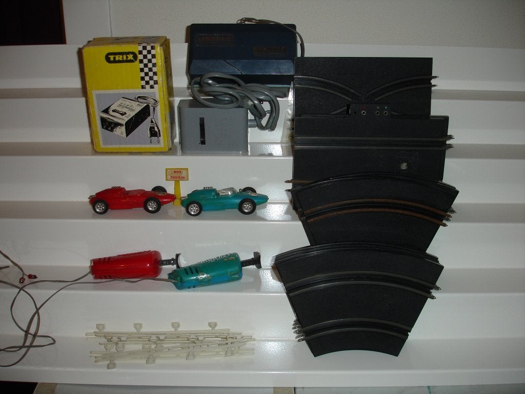 Trix / Lincoln autorace baan Vintage!, Ophalen of Verzenden, Gebruikt, Auto