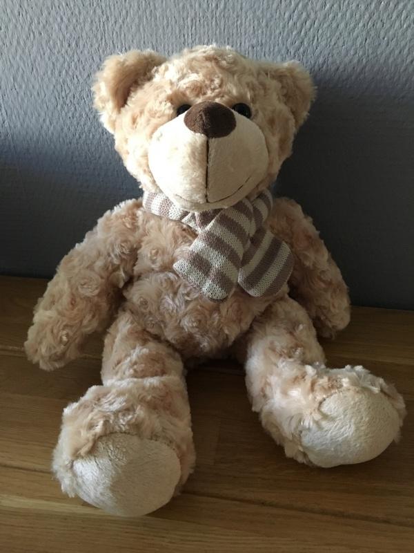 knuffel beer Nicolas Medium 26 cm, Ophalen of Verzenden, Nieuw, Beer