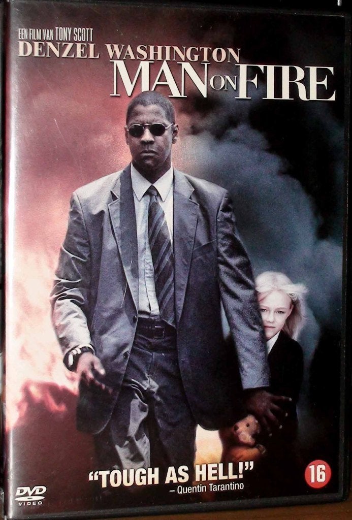 dvd man on fire, Vanaf 16 jaar, Ophalen of Verzenden, Zo goed als nieuw, Actiethriller