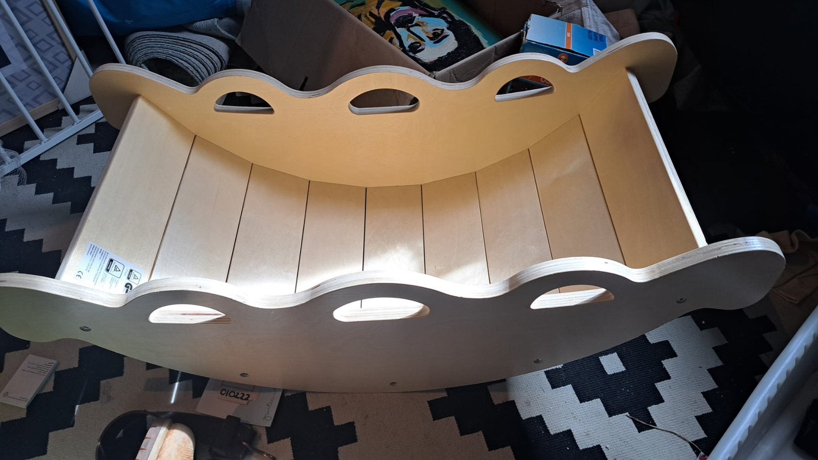 Montessori kinder schommel stoel, Ophalen, Zo goed als nieuw, Minder dan 140 cm, Minder dan 70 cm