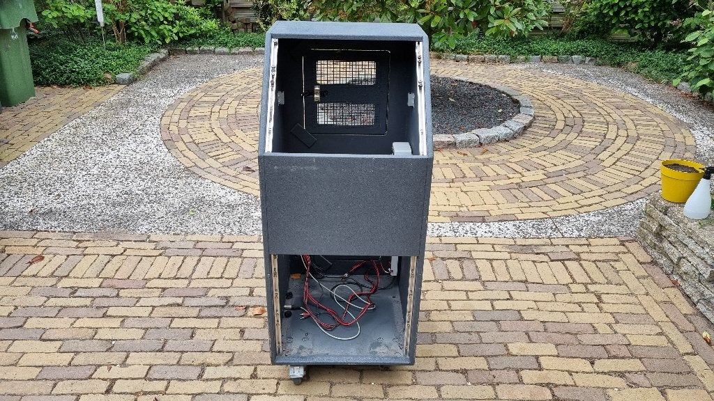 flightcase vaste instalatie studio combi rackmount rack hout, Ophalen, Gebruikt, Speaker of Versterker, Flightcase
