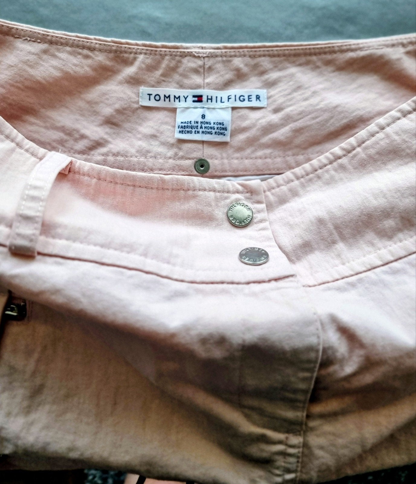 Tommy Hilfiger Prachtige Cargo Rok 40 Lichtroze, Maat 38/40 (M), Ophalen of Verzenden, Zo goed als nieuw, Roze