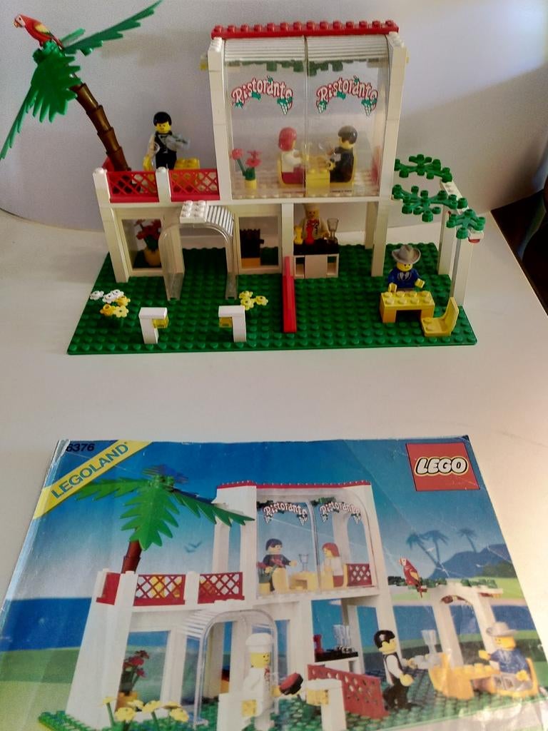 LEGO Legoland 6376 Ristorante Compleet met instructies, Kinderen en Baby's, Speelgoed | Duplo en Lego, Ophalen, Compleet, Gebruikt