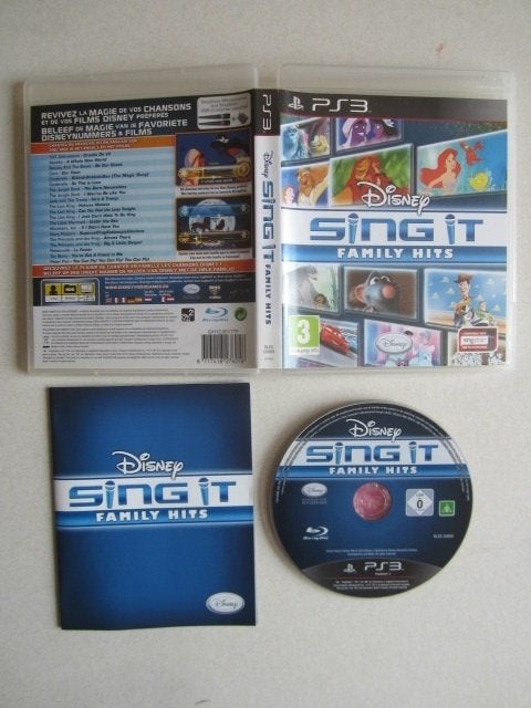 PS3 * Singstar Disney Sing Star Family Hits * Playstation 3, Spelcomputers en Games, Muziek, Ophalen of Verzenden, Zo goed als nieuw
