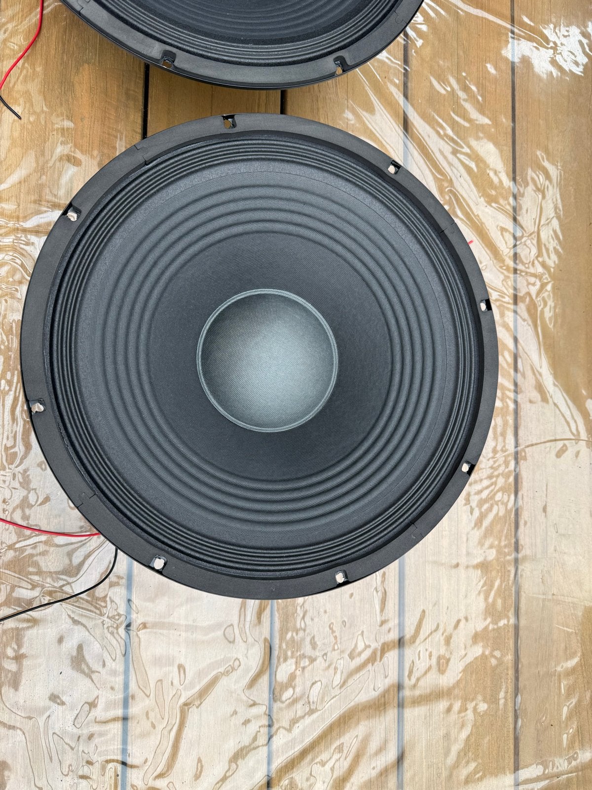 2x 15 inch Subwoofer speakers - Zo goed als nieuw, Subwoofer, Nieuw, Ophalen of Verzenden, Basreflex