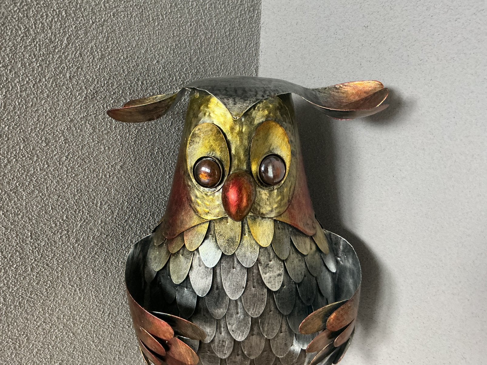 Meneer de Uil - Fabeltjeskrant, Meerkleurig, Handgemaakt, Ophalen of Verzenden, Metaal