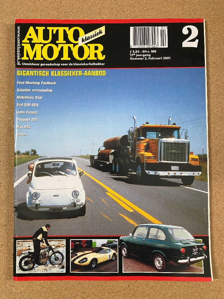 Auto Motor Klassiek 2 2001, Verzenden, Gelezen, Algemeen