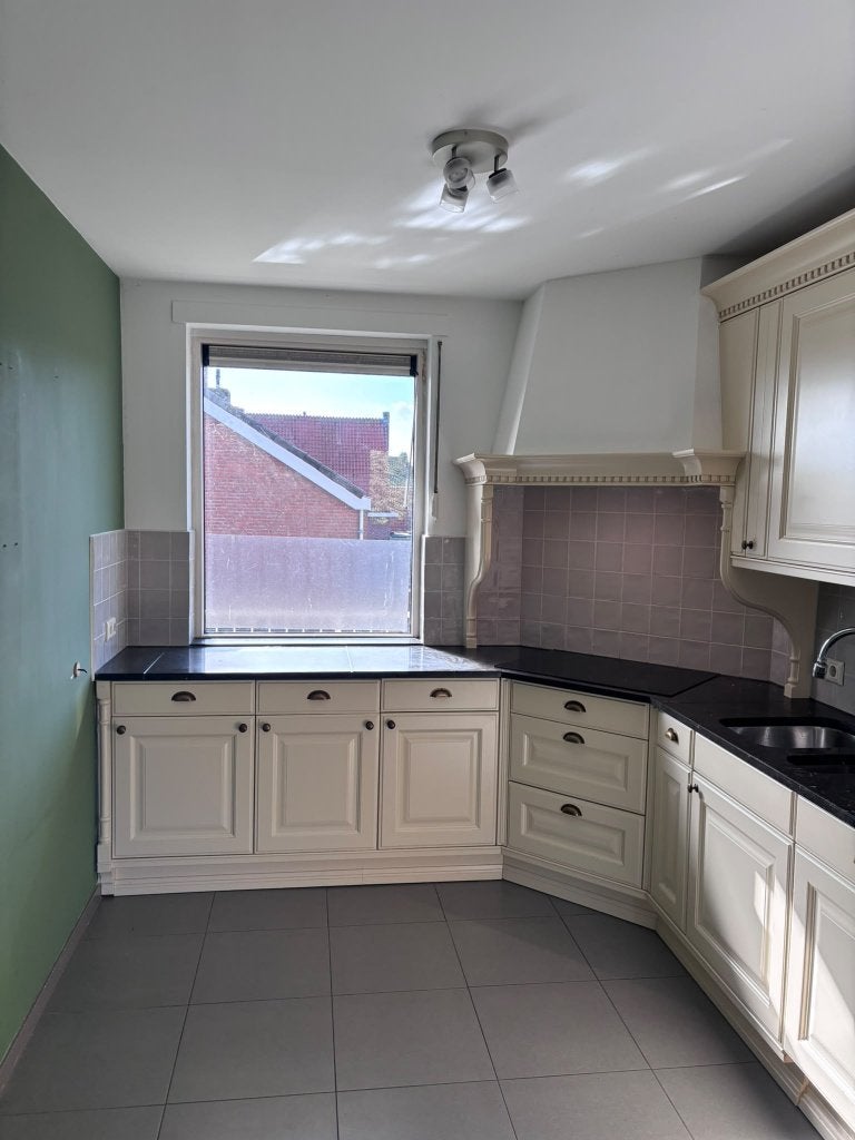 Keukenkasten met werkblad en apparatuur, Huis en Inrichting, Ophalen, Gebruikt, 200 cm of meer, Wit