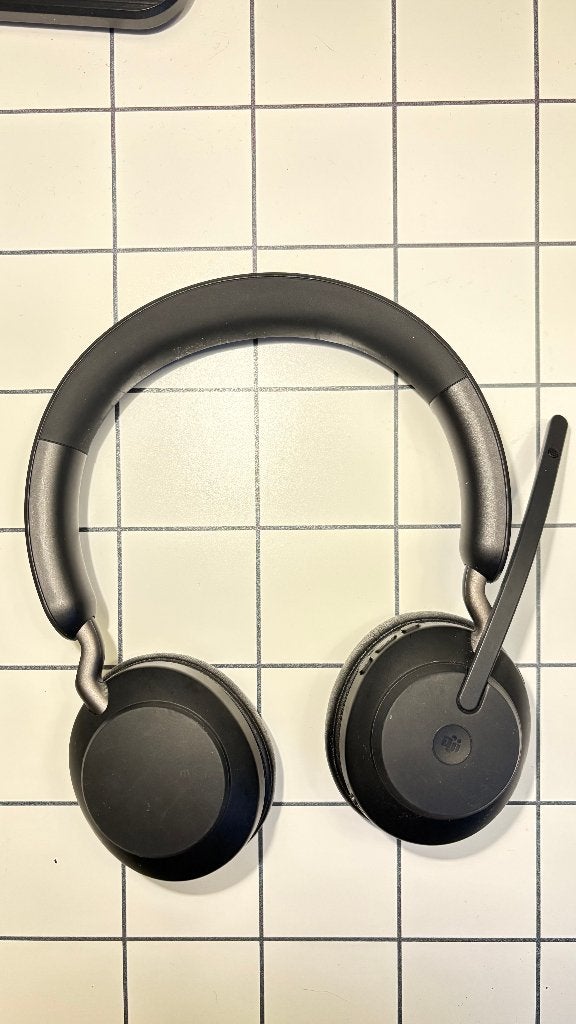 Jabra Evolve2 65 MS Stereo, Audio, Tv en Foto, Koptelefoons, Gebruikt, On-ear, Jabra, Zwart