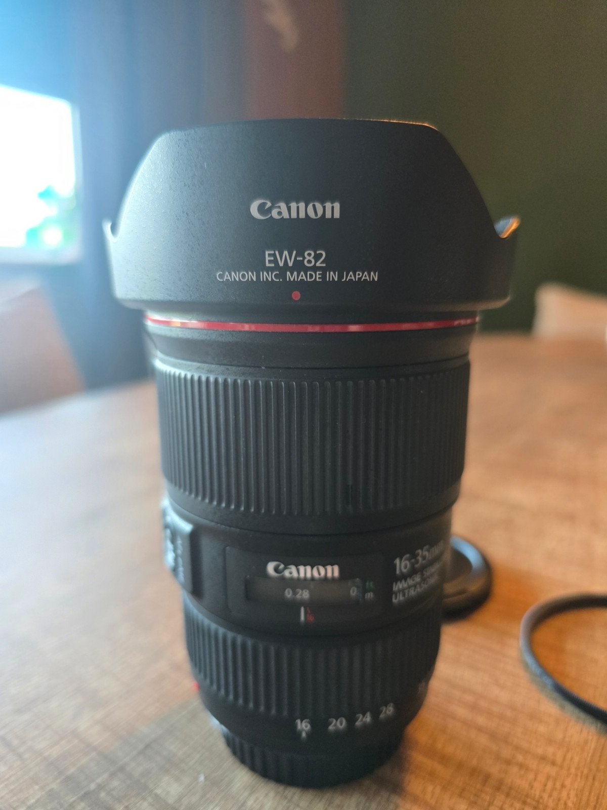Canon EF 16-35mm f/4.0L IS USM Groothoeklens, Audio, Tv en Foto, Fotografie | Lenzen en Objectieven, Ophalen, Zo goed als nieuw