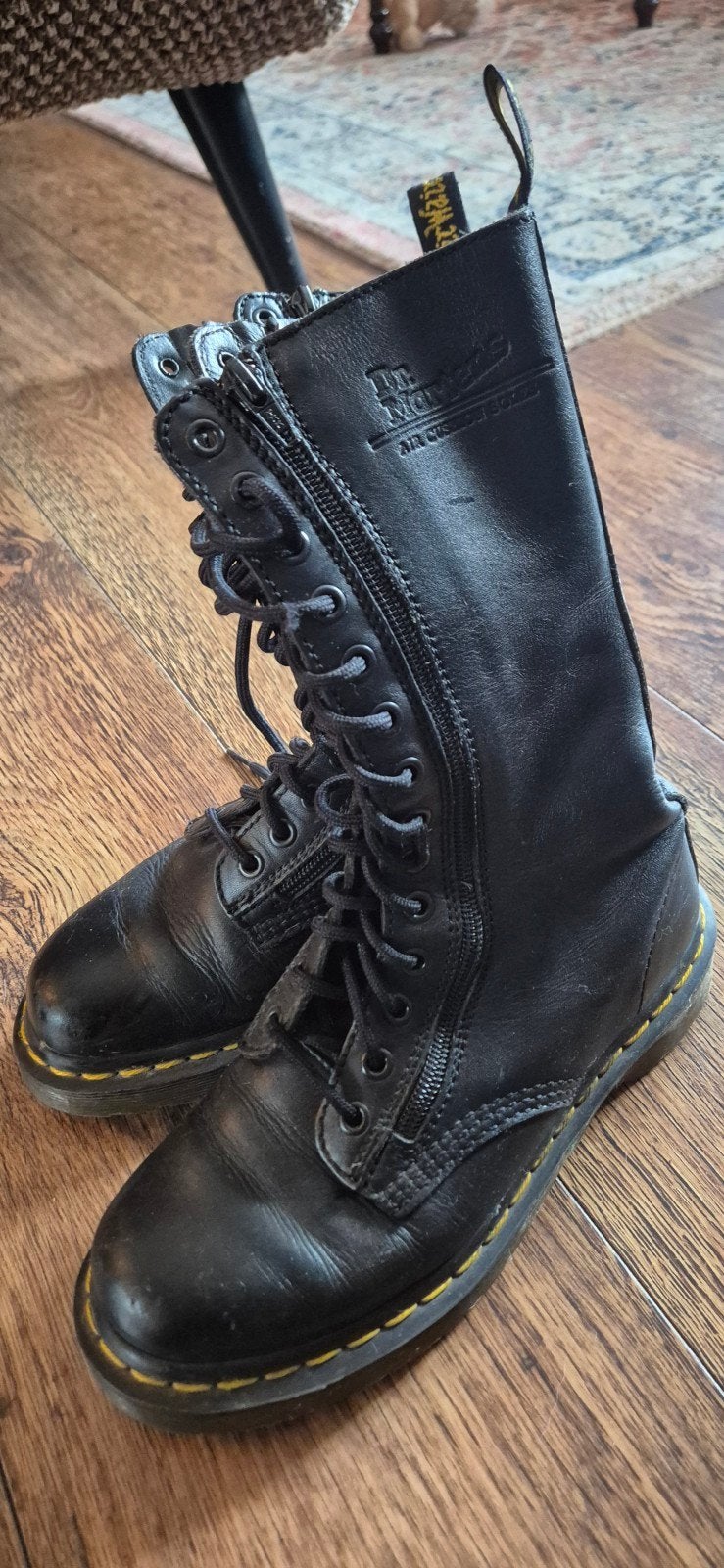 Dr. Martens hoge laarzen met rits, Kleding | Dames, Schoenen, Hoge laarzen, Verzenden, Zwart, Dr. Martens