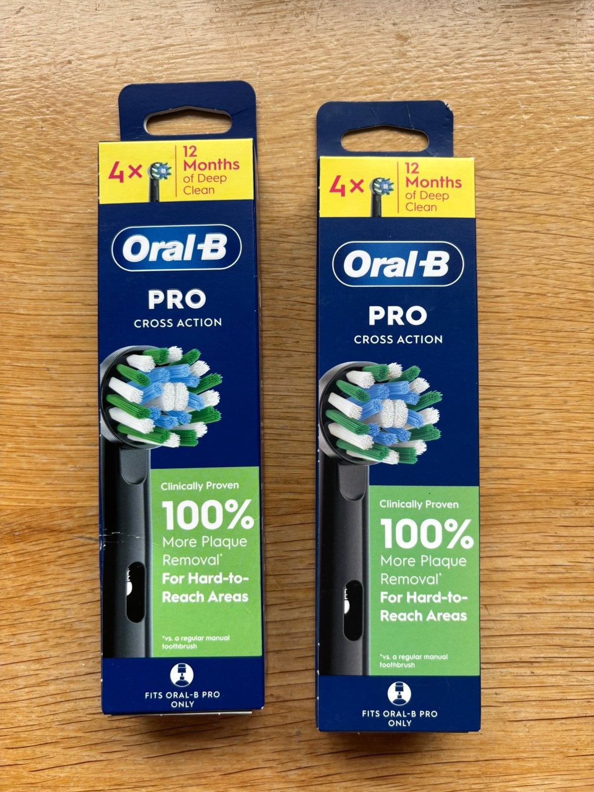 Oral B Pro Cross action opzetborstel, Ophalen of Verzenden, Zo goed als nieuw, Opzetborstel