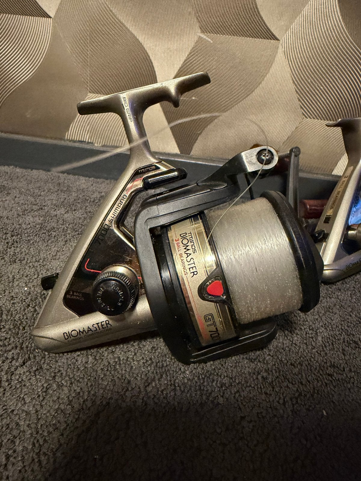 Shimano biomaster gt7000, Ophalen of Verzenden, Zo goed als nieuw, Werphengel
